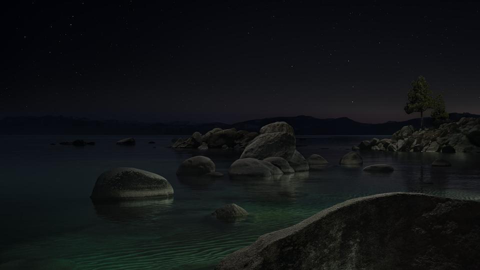 Solid rocks in the very dark