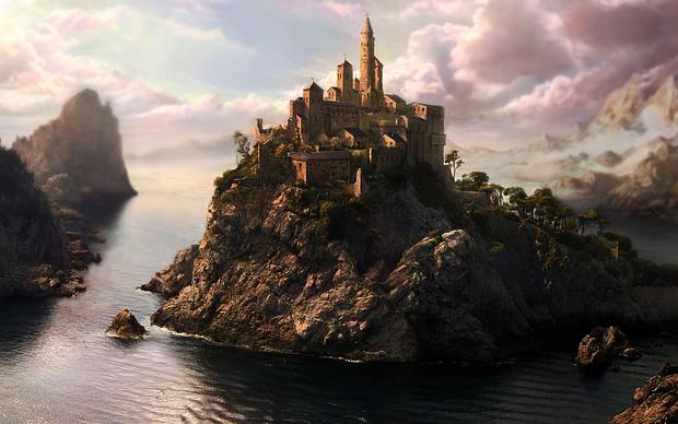 Castle On Rocks